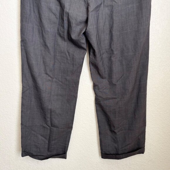Brooks Brothers 346 Madison Fit Mens Dress Pants W38 L31 Gray Wool Blend - Picture 7 of 11